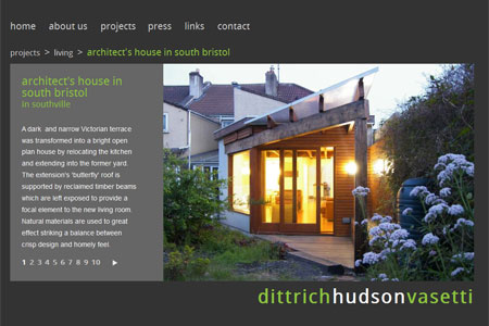 screenshot Dittrich Hudson Vasetti website