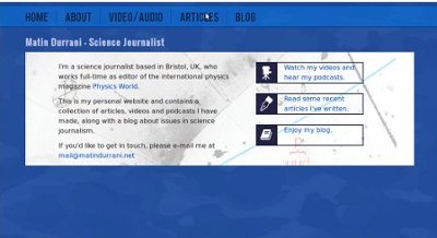 Matin Durrani website